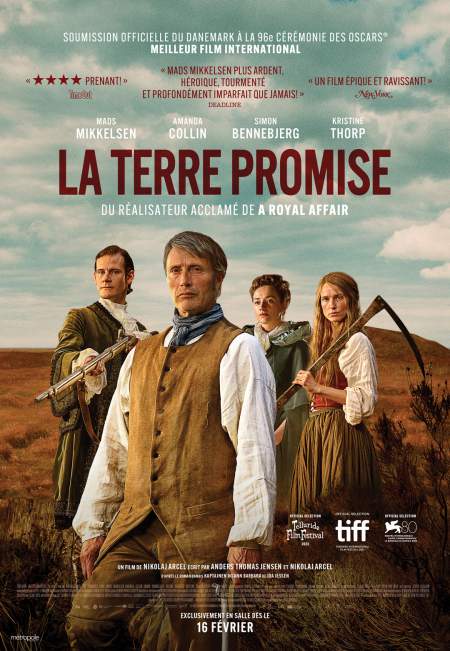 Affiche francophone du drame historique "Bastarden" de Nikolaj Arcel (2023)
